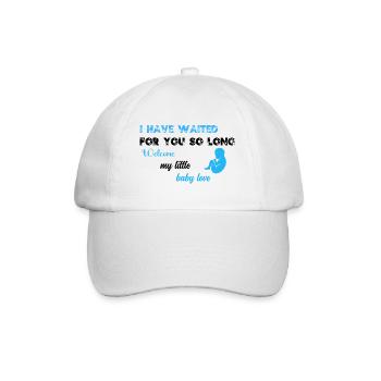 Je t'ai tant attendu BLU BLK - Casquette classique - blanc/blanc - Devant