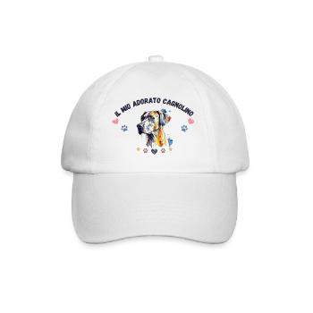 Mon toutou d'amour GR2 BLK - Casquette classique - blanc/blanc - Devant