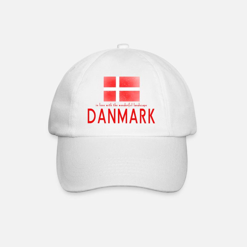 Danemark, Danemark - Casquette classique - blanc/blanc