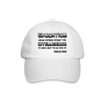 Education Level - Baseball Cap - white/white - Front