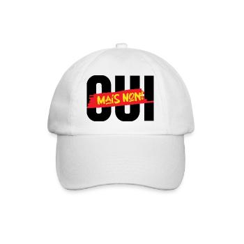 Oui, mais non ! - Casquette classique - blanc/blanc - Devant