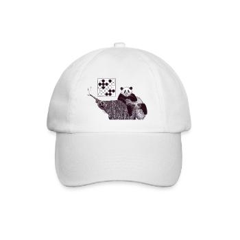 Panda 5x5 Seki - Baseballkappe - Weiß/Weiß - Vorne