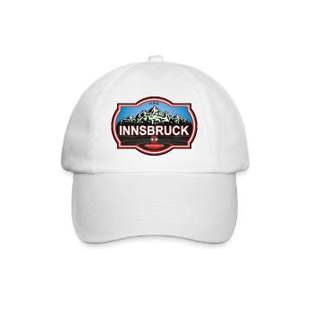 Innsbruck Österreich - Baseball Cap - white/white - Front