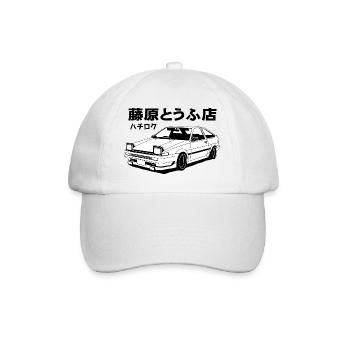 Initial D Sprinter Trueno AE86 - Baseball Cap - white/white - Front