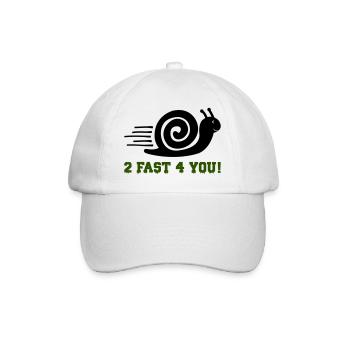 Escargot 2 Rapide - Casquette classique - blanc/blanc - Devant