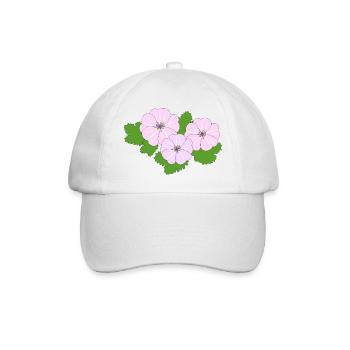 Beautiful mallow - Baseball Cap - white/white - Front