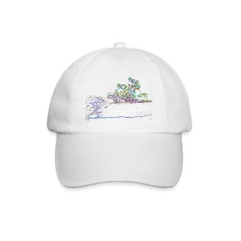 BMX - Baseballkappe - Weiß/Weiß - Vorne