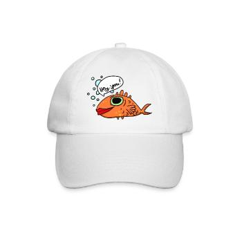 Hey you - Baseballkappe - Weiß/Weiß - Vorne