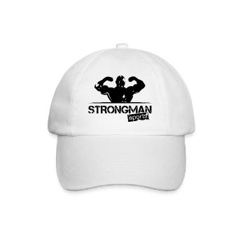 Strongman Sport Logo Symbole Musculation Fitness - Casquette classique - blanc/blanc - Devant