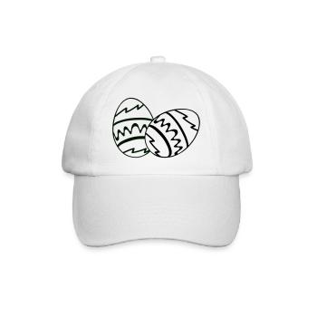 Easter egg - Baseball Cap - white/white - Front