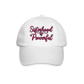 Sisterhood Is Powerful 33 - Baseball Cap - white/white - Front