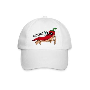 Lustiges Bild Witzig Humor Geschenkidee - Baseballkappe - Weiß/Weiß - Vorne
