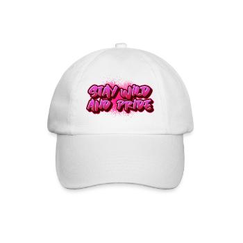 Stay wild and pride - Casquette classique - blanc/blanc - Devant