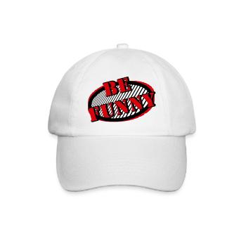be funny - Baseballkappe - Weiß/Weiß - Vorne