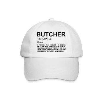 Signification de Butcher - Casquette classique - blanc/blanc - Devant