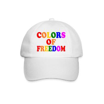 Colors of freedom - Casquette classique - blanc/blanc - Devant