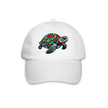 Turtle - Baseball Cap - white/white - Front