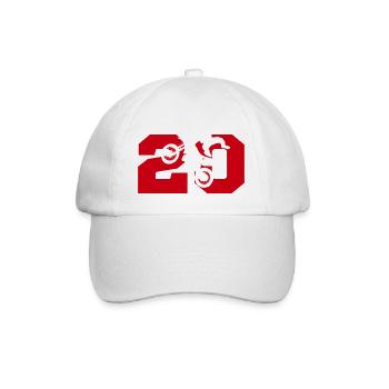 Moto 20 Biker - Baseballkappe - Weiß/Weiß - Vorne