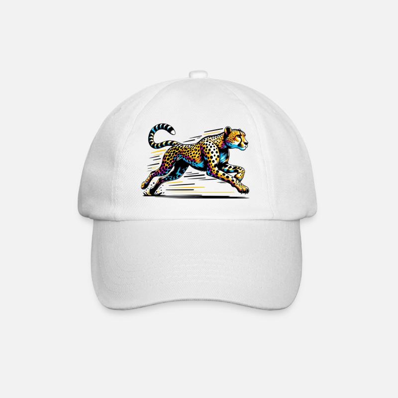 Gepard - Baseballkappe - Weiß/Weiß