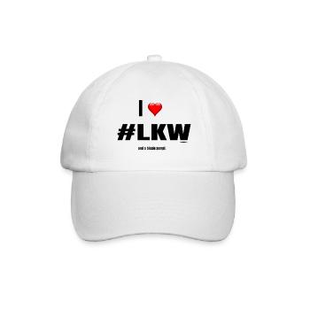 Leberkäse in a bun with mustard (truck with ABS) - Baseball Cap - white/white - Front
