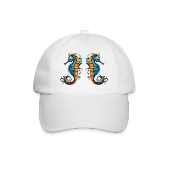 Hippocampe 2 - Casquette classique - blanc/blanc - Devant
