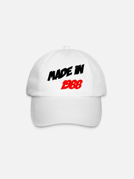 Made in 1988 - Casquette classique - blanc/blanc