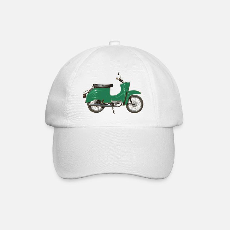 Schwalli grün KR51/2 - Baseballkappe - Weiß/Weiß