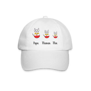 anniversaire. anniversaire décennie. humour. drôle - Casquette classique - blanc/blanc - Devant