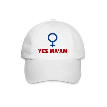 yes ma'am - Casquette classique - blanc/blanc - Devant