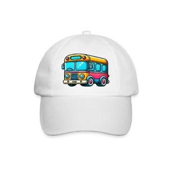 Bus Comic - Baseball Cap - white/white - Front