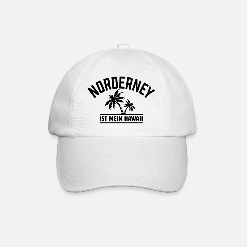 Norderney is my Hawaii - Baseball Cap - white/white