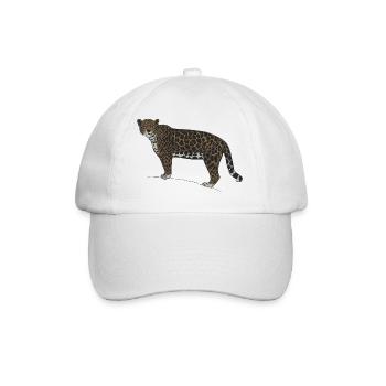 Jaguar-Blick - Baseballkappe - Weiß/Weiß - Vorne