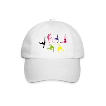 Gymnastique rythmique - Casquette classique - blanc/blanc - Devant