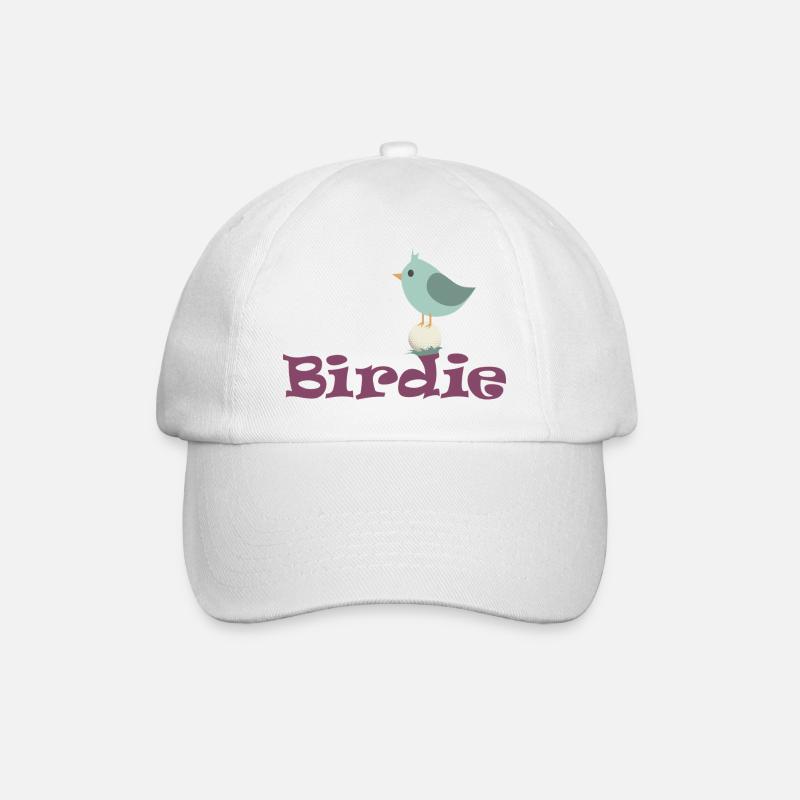 Golf-Birdie - Baseballkappe - Weiß/Weiß
