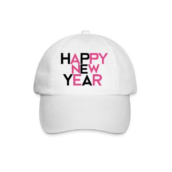 Bonne Année #2 - Casquette classique - blanc/blanc - Devant