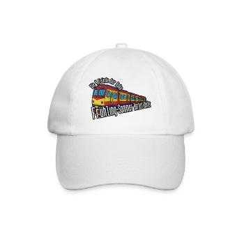 Railway colours seasons, year-round delay - Baseball Cap - white/white - Front