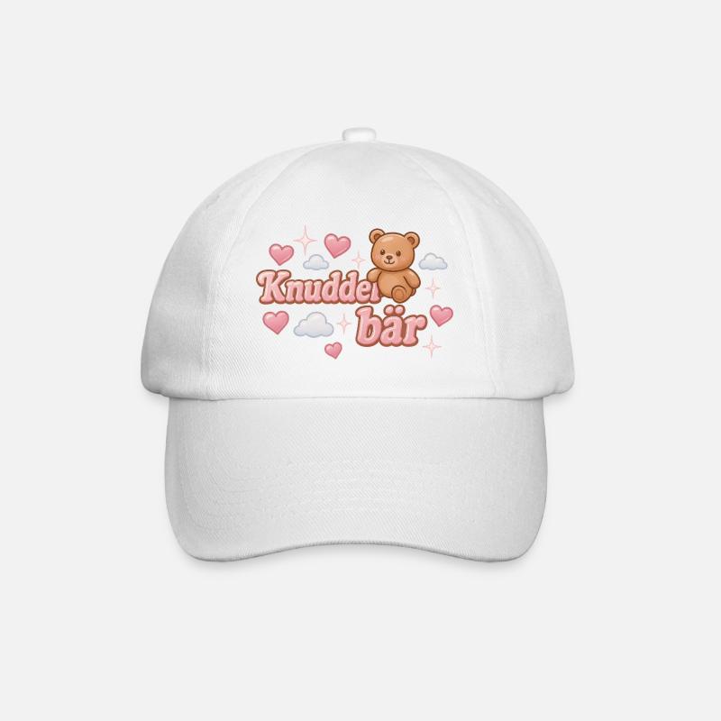 Knuddelbär / Y2K Statement Design - Baseball Cap - white/white