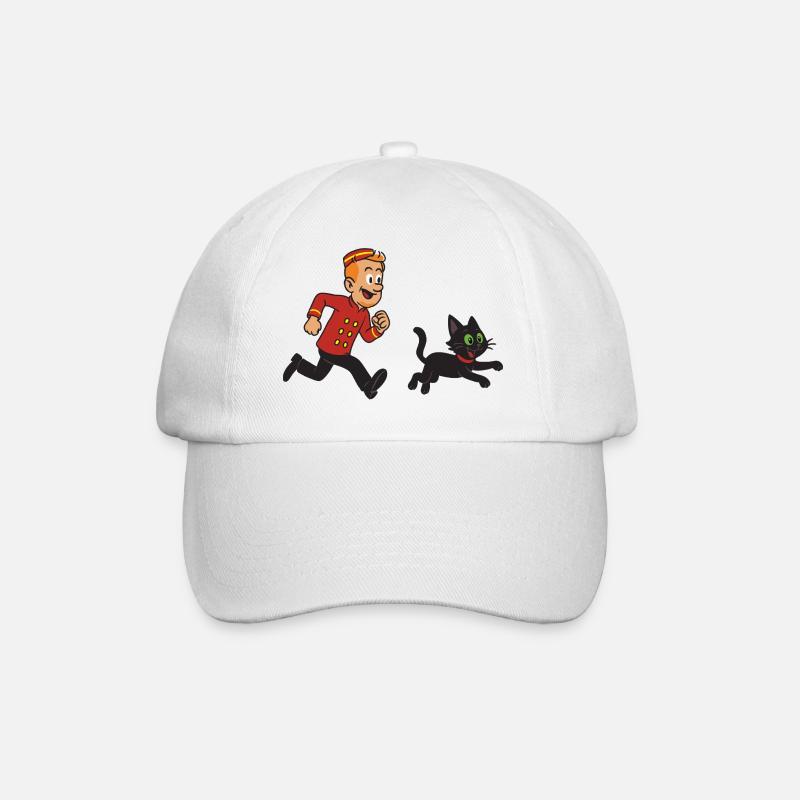 Franky & Meeko en courant - Casquette classique - blanc/blanc