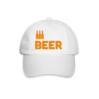 Beer Lovers - Baseball Cap - white/white - Front