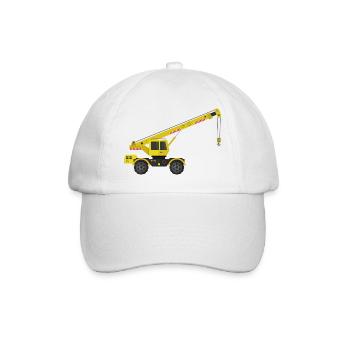 Camion-grue - Casquette classique - blanc/blanc - Devant