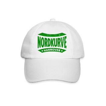 Hannover Nordkurve Hoodie, Shirt, Tasche, cap - Baseballkappe - Weiß/Weiß - Vorne