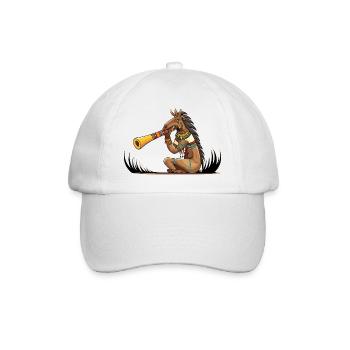 Illustration du trompettiste cheval tribal - Casquette classique - blanc/blanc - Devant