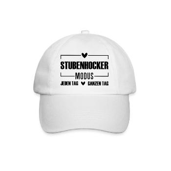En mode canapé tous les jours, toute la journée - Casquette classique - blanc/blanc - Devant