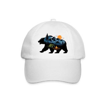 Night Mountain Adventure - Baseball Cap - white/white - Front