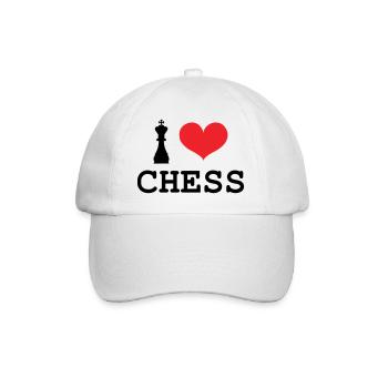 Passion Chess Game King Love - Baseball Cap - white/white - Front