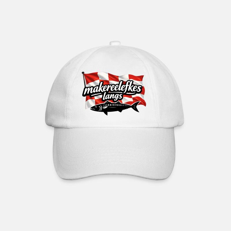 makereelefkes_langs - Casquette classique - blanc/blanc