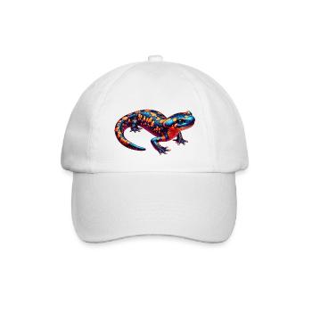 Kaléidoscope Salamandre Néon - Casquette classique - blanc/blanc - Devant