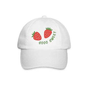 Fraise tellement mignonne, design de fruit - Casquette classique - blanc/blanc - Devant