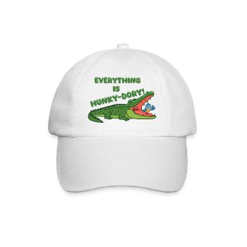 Tout est un crocodile de type « Hunky-Dory » - Casquette classique - blanc/blanc - Devant
