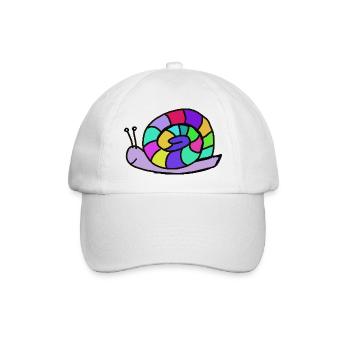 Coquille d’escargot mosaïque - Casquette classique - blanc/blanc - Devant